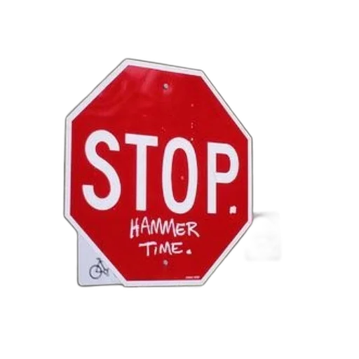 3d render, stop, sign, graffiti transparent PNG cut-out