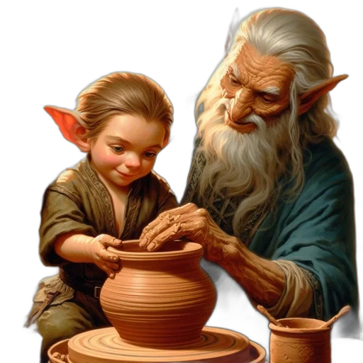 fantasy art, oil painting, concept art, photorealistic transparent PNG cut-out