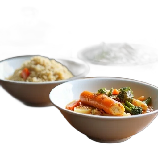 food, 3d render, close-up, view transparent PNG cut-out
