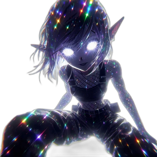robot, creature, crown, staff transparent PNG cut-out