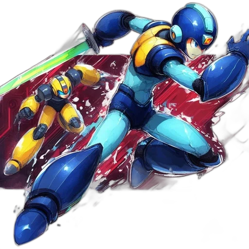 weapon, sword, robot, concept art transparent PNG cut-out