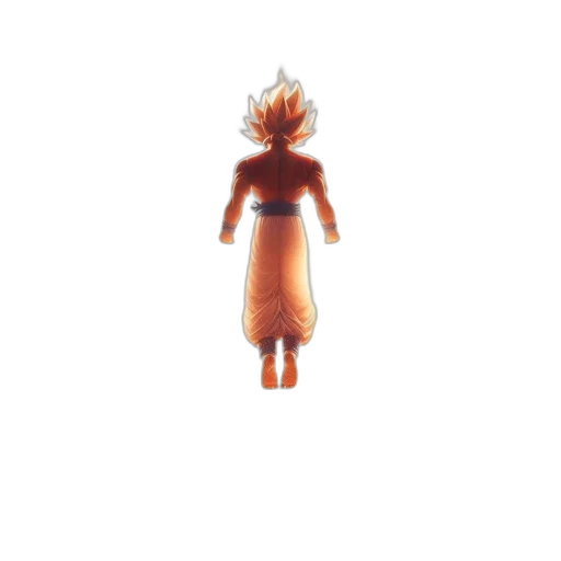 dress, hair, creature, staff transparent PNG cut-out