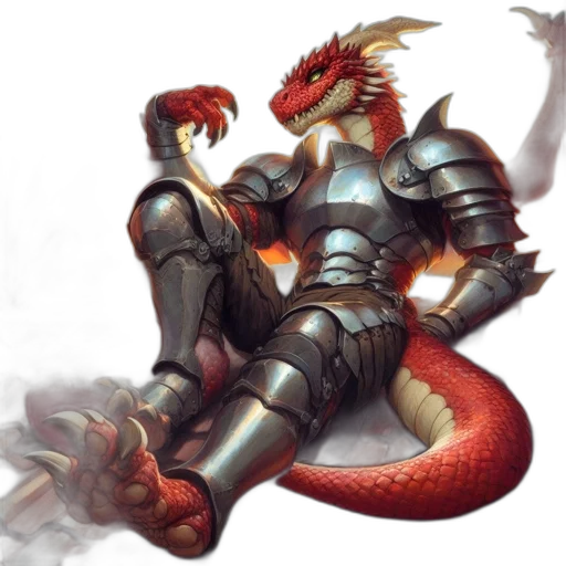 dragon, sword, fantasy art, concept art transparent PNG cut-out