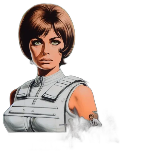comic book art, concept art, photorealistic, 3d render transparent PNG cut-out