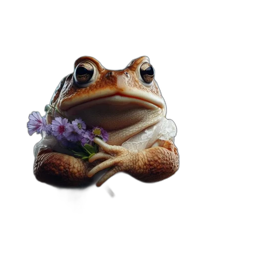 animal, flower, creature, face transparent PNG cut-out