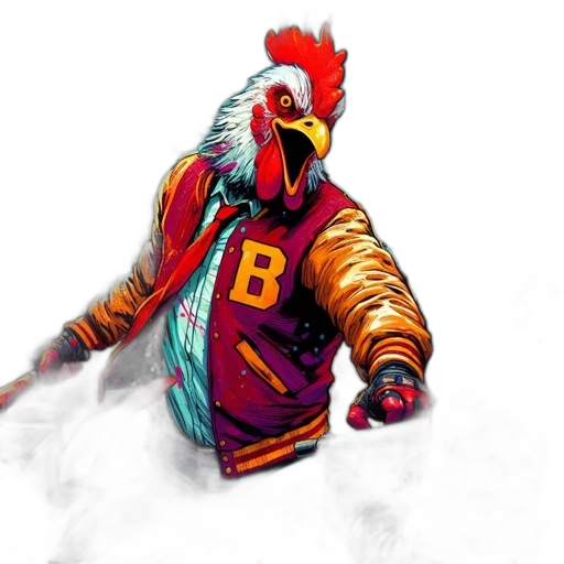 jacket, animal, concept art, comic book art transparent PNG cut-out