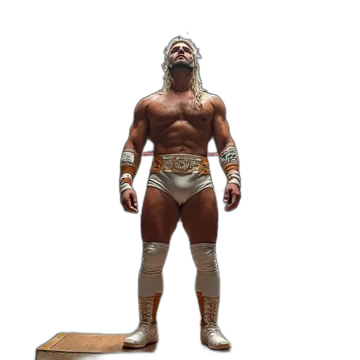 3d render, concept art, lucha, wrestler transparent PNG cut-out