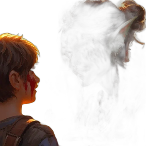 dragon, face, concept art, photorealistic transparent PNG cut-out