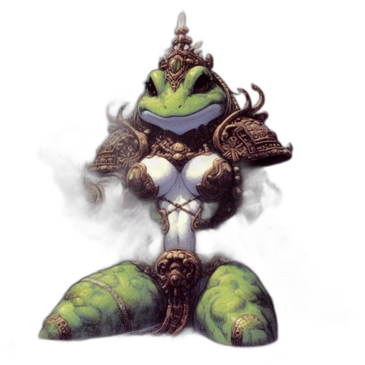 staff, dragon, mask, creature transparent PNG cut-out