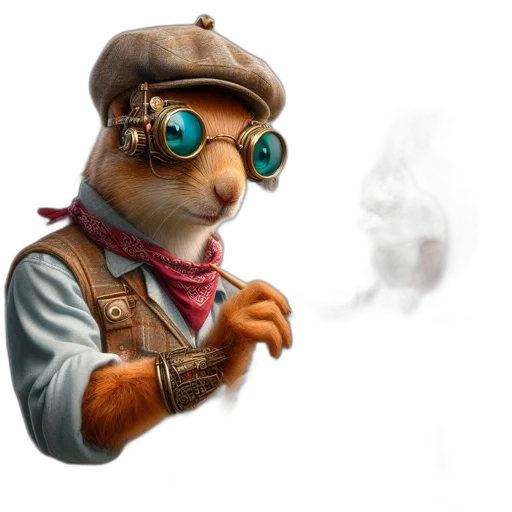 staff, hat, mask, animal transparent PNG cut-out
