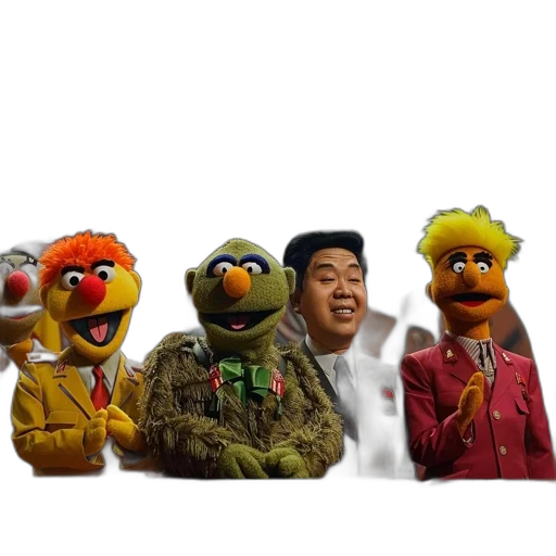 staff, group, muppet, characters transparent PNG cut-out
