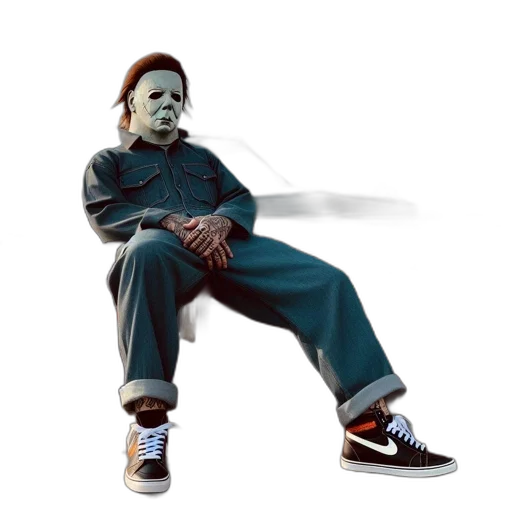 shoes, mask, creature, concept art transparent PNG cut-out