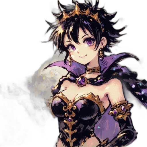 crown, dragon, staff, dress transparent PNG cut-out