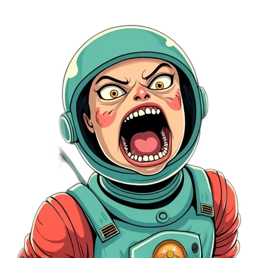 face, staff, mask, creature transparent PNG cut-out