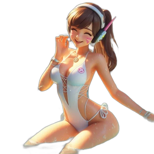robot, dress, weapon, anime transparent PNG cut-out