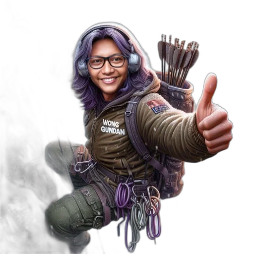 staff, weapon, jacket, fantasy art transparent PNG cut-out