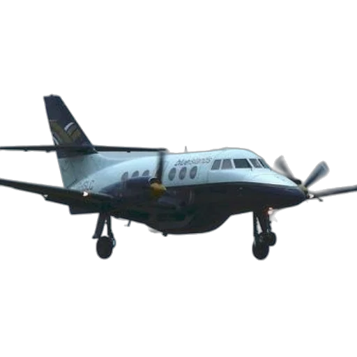 3d render, small, propeller, plane transparent PNG cut-out