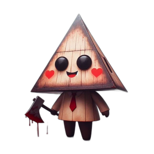 creature, umbrella, staff, mask transparent PNG cut-out