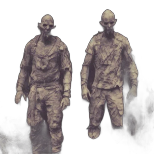 mask, staff, jacket, creature transparent PNG cut-out