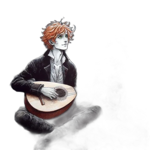 mask, watercolor, concept art, fantasy art transparent PNG cut-out