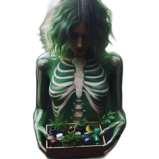 bottle, dress, creature, jacket transparent PNG cut-out