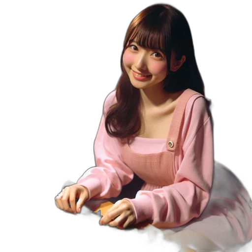 dress, face, jewelry, jacket transparent PNG cut-out