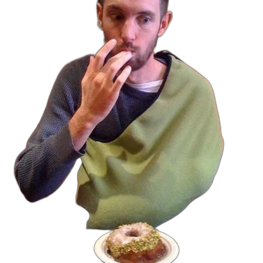 jacket, food, creature, face transparent PNG cut-out