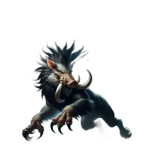 dragon, creature, staff, animal transparent PNG cut-out