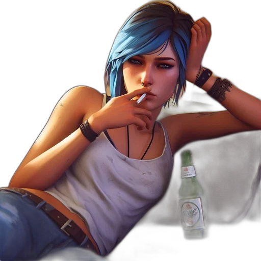 bottle, face, concept art, photorealistic transparent PNG cut-out