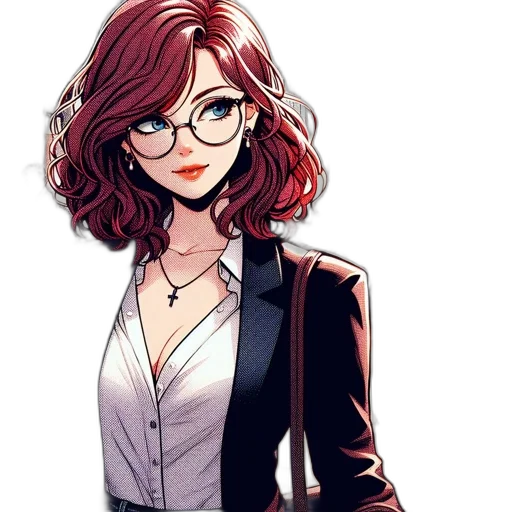 jacket, staff, dress, face transparent PNG cut-out