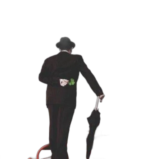 staff, hat, umbrella, robot transparent PNG cut-out