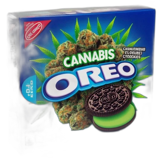 food, parody, package, cannabis transparent PNG cut-out