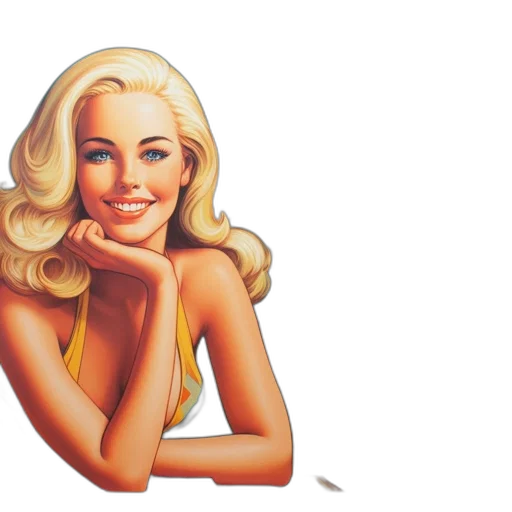 face, jewelry, hair, photorealistic transparent PNG cut-out