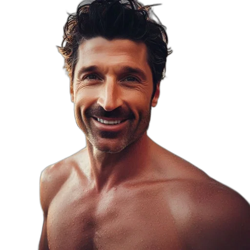 hair, face, animal, photorealistic transparent PNG cut-out