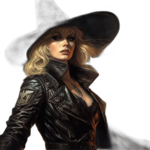 hat, jacket, concept art, fantasy art transparent PNG cut-out
