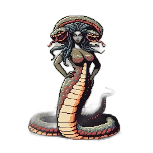 dragon, creature, staff, animal transparent PNG cut-out