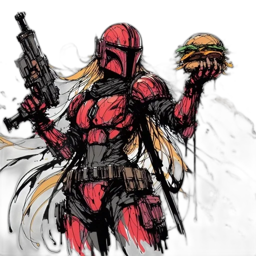 food, weapon, concept art, comic book art transparent PNG cut-out