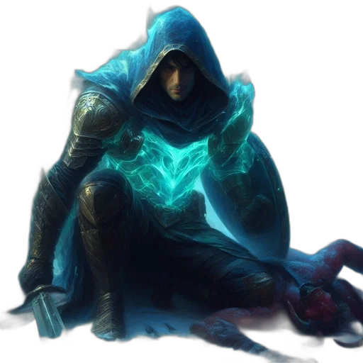 staff, sword, mask, jacket transparent PNG cut-out