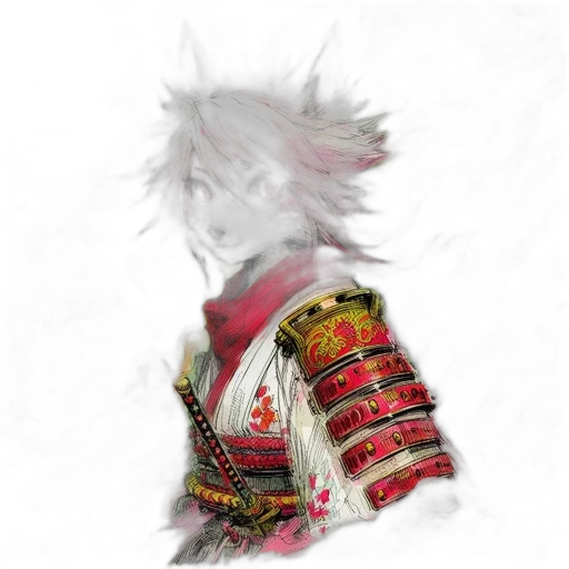 sword, dragon, mask, jacket transparent PNG cut-out
