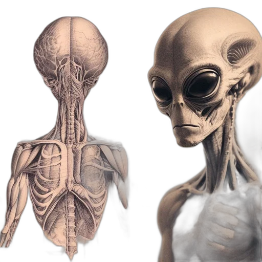 creature, face, mask, concept art transparent PNG cut-out