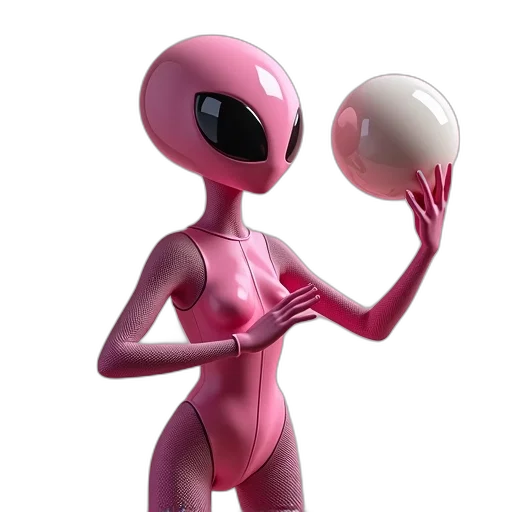 robot, creature, mask, 3d render transparent PNG cut-out