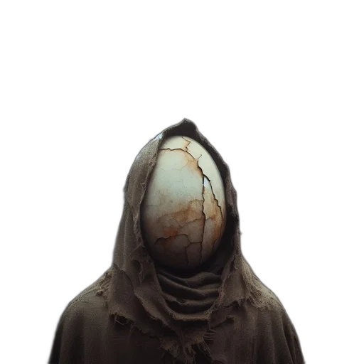 jacket, mask, staff, face transparent PNG cut-out