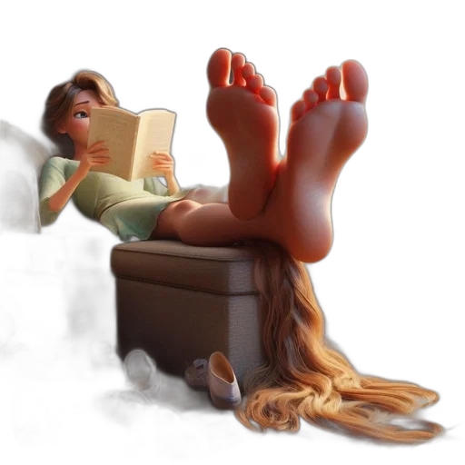 furniture, shoes, 3d render, photorealistic transparent PNG cut-out