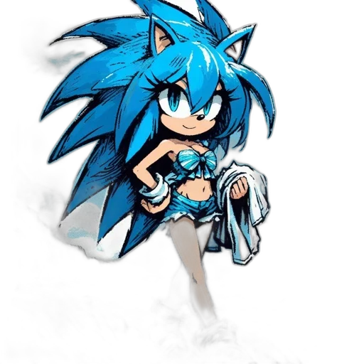 dress, creature, animal, staff transparent PNG cut-out