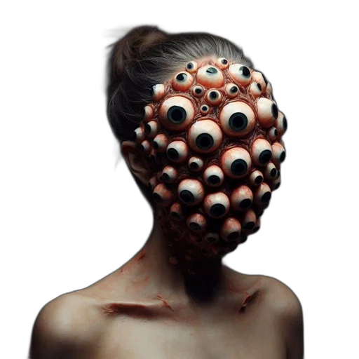 mask, creature, face, dress transparent PNG cut-out