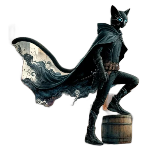 mask, concept art, comic book art, fantasy art transparent PNG cut-out