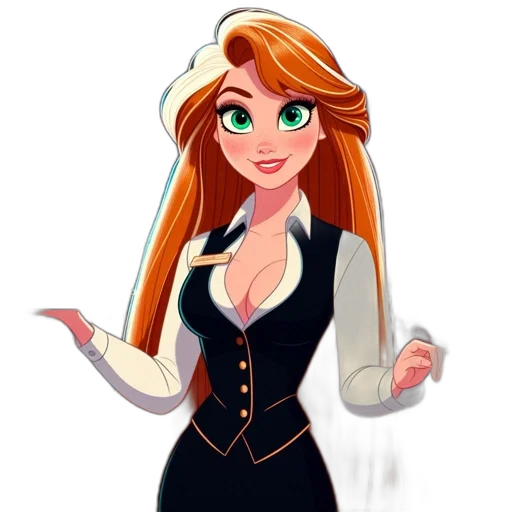 staff, dress, cartoon, concept art transparent PNG cut-out