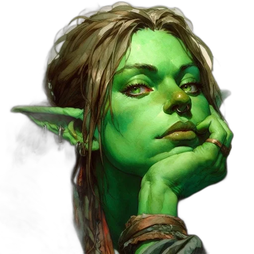 face, staff, mask, fantasy art transparent PNG cut-out