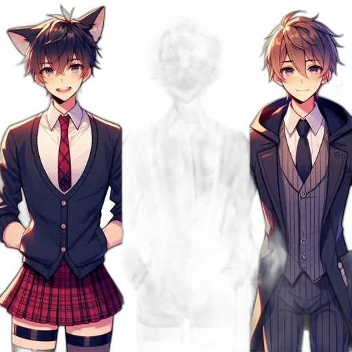 anime, pixel art, concept art, fantasy art transparent PNG cut-out