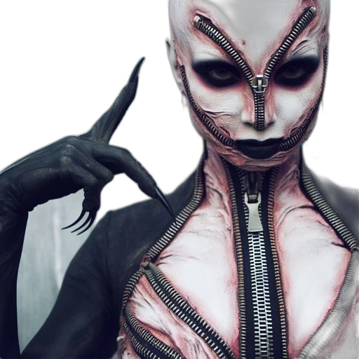 mask, creature, robot, concept art transparent PNG cut-out